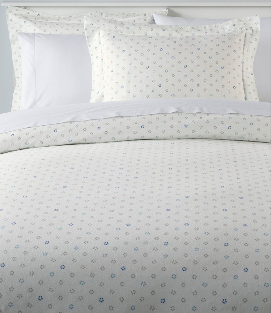 Organic Flannel Comforter Cover Collection, Print