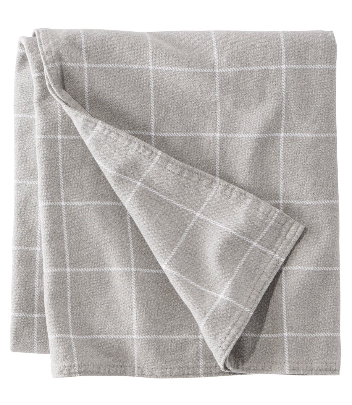 MaineMade Cotton Blanket, Windowpane at L.L. Bean