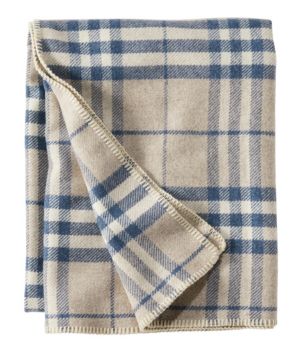 Washable Wool Blanket, Plaid