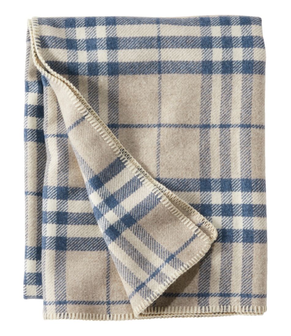 Washable Wool Blanket, Herringbone at L.L. Bean