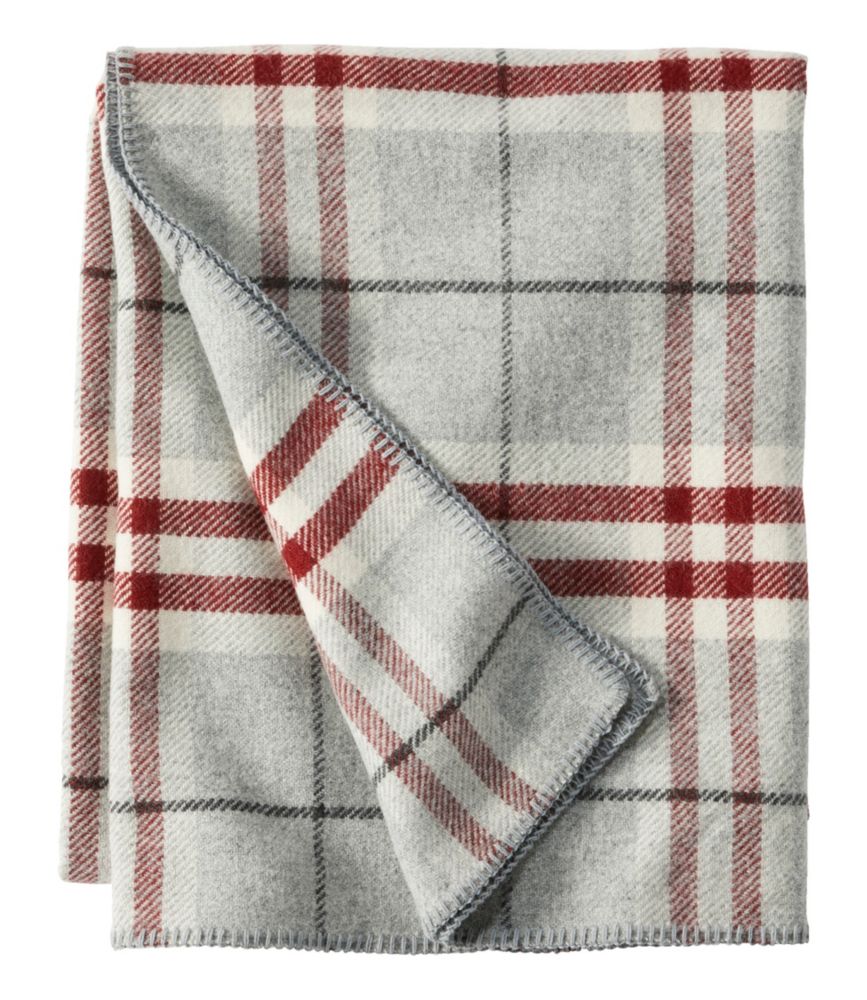 Washable Wool Blanket, Plaid