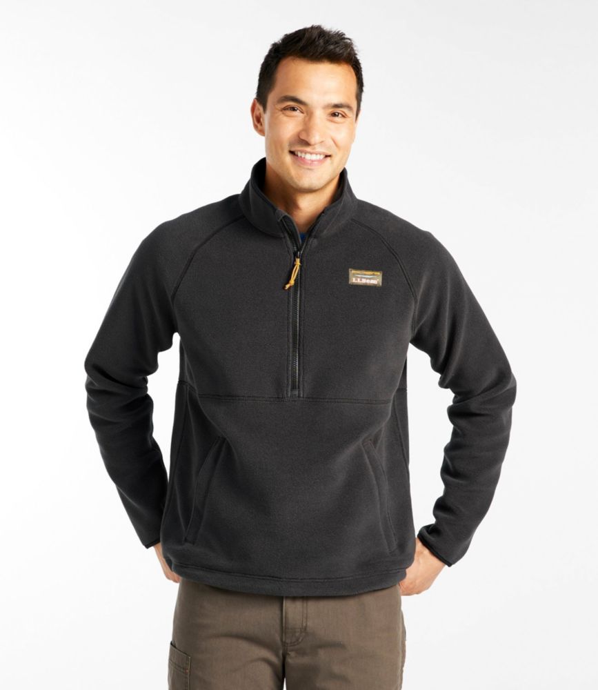 men's mountain classic colorblock fleece pullover