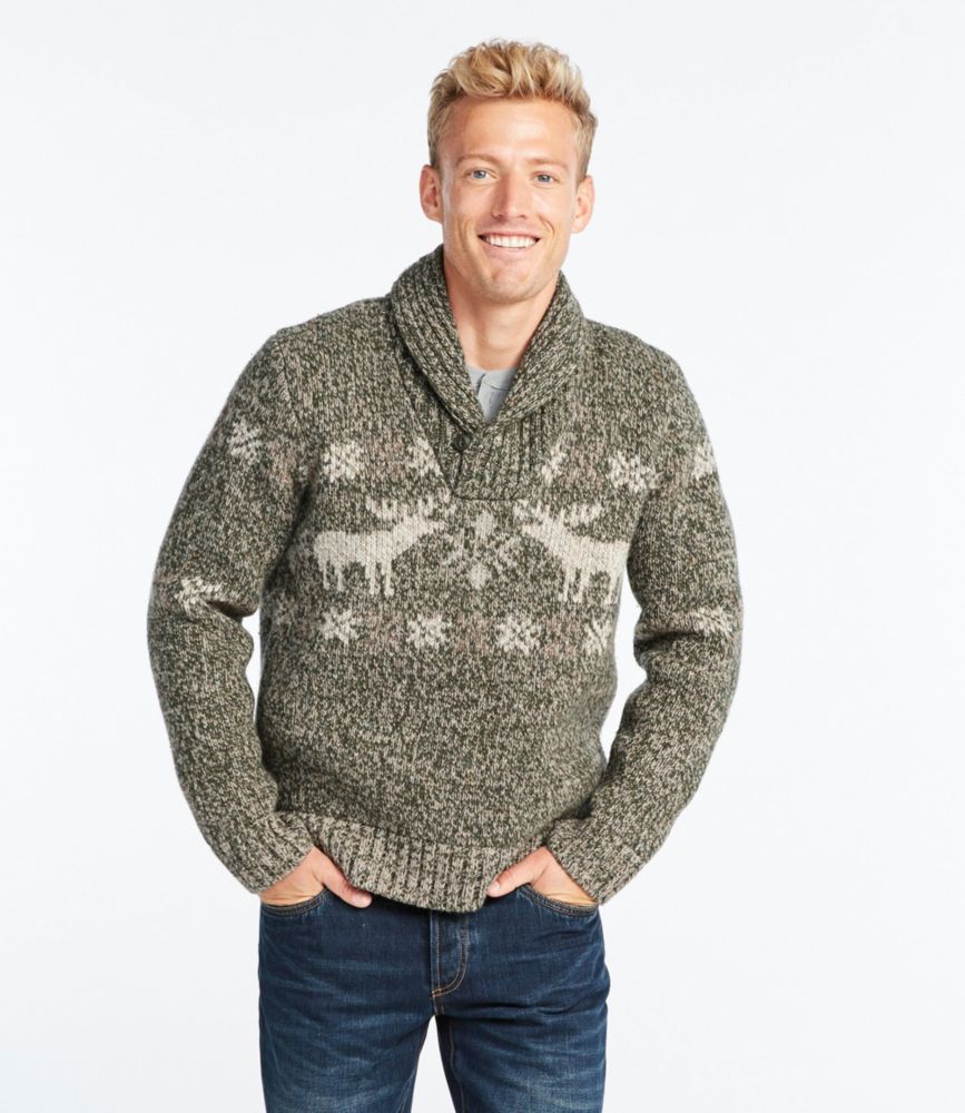 ll bean men's ragg wool sweater