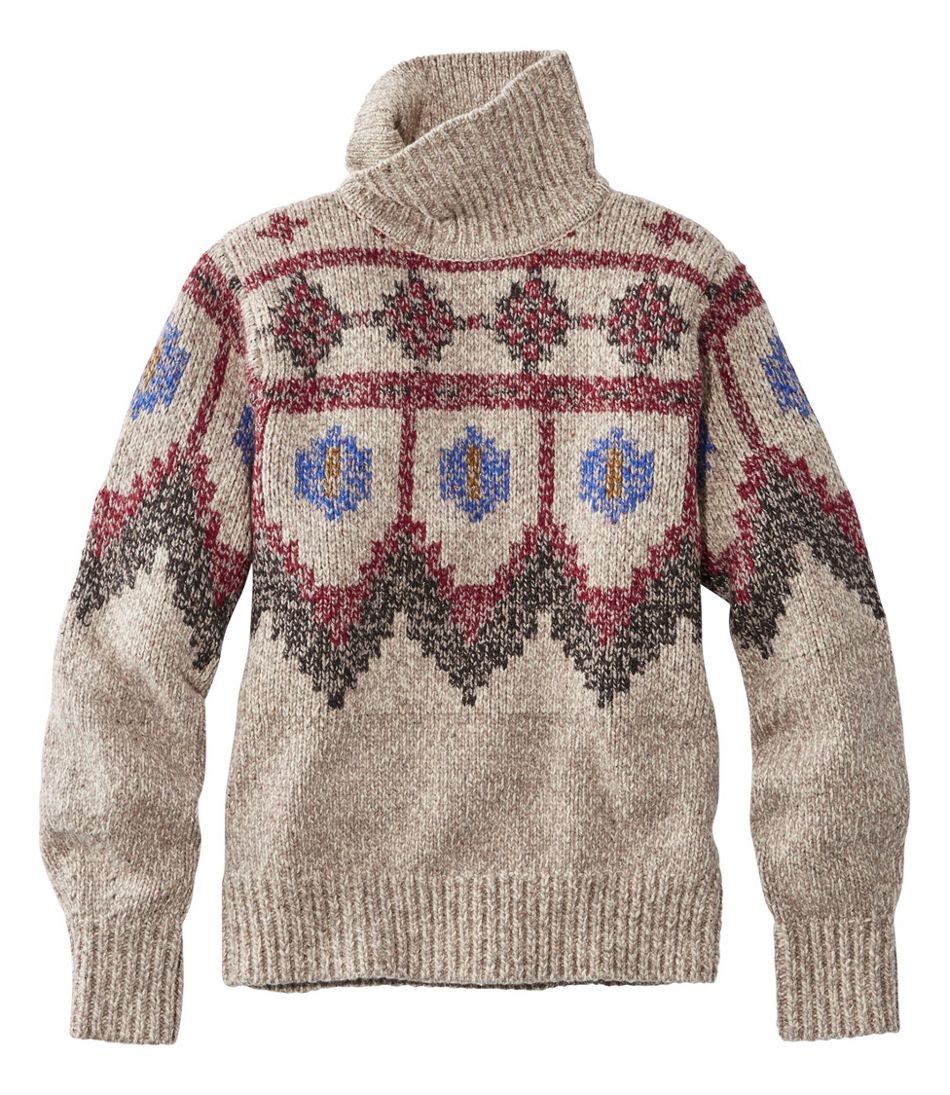 Women's Signature Ragg Wool Sweater, Pullover Fair Isle | Sweaters at L ...