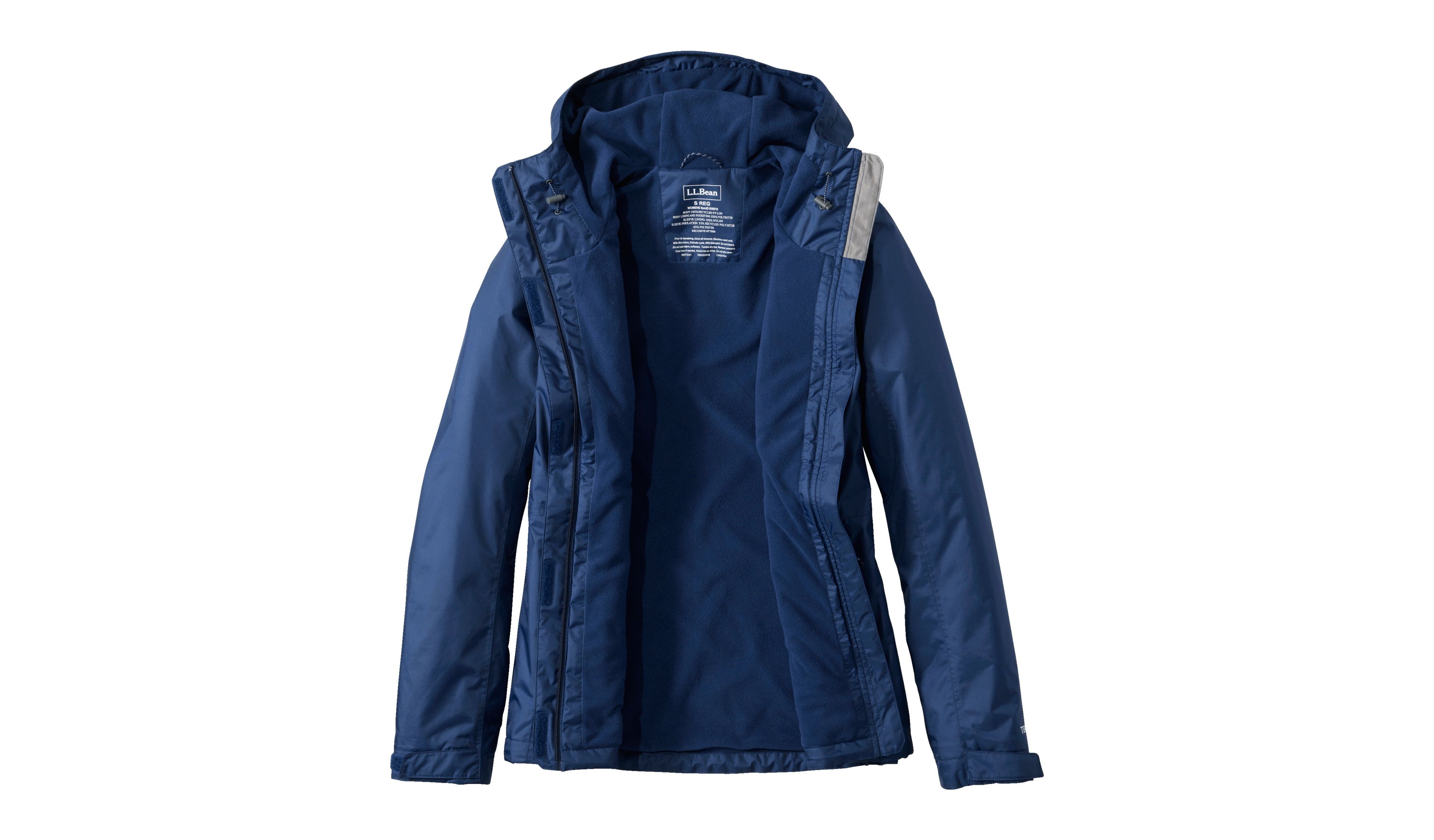 Women's Trail Model Rain Jacket, Fleece-Lined