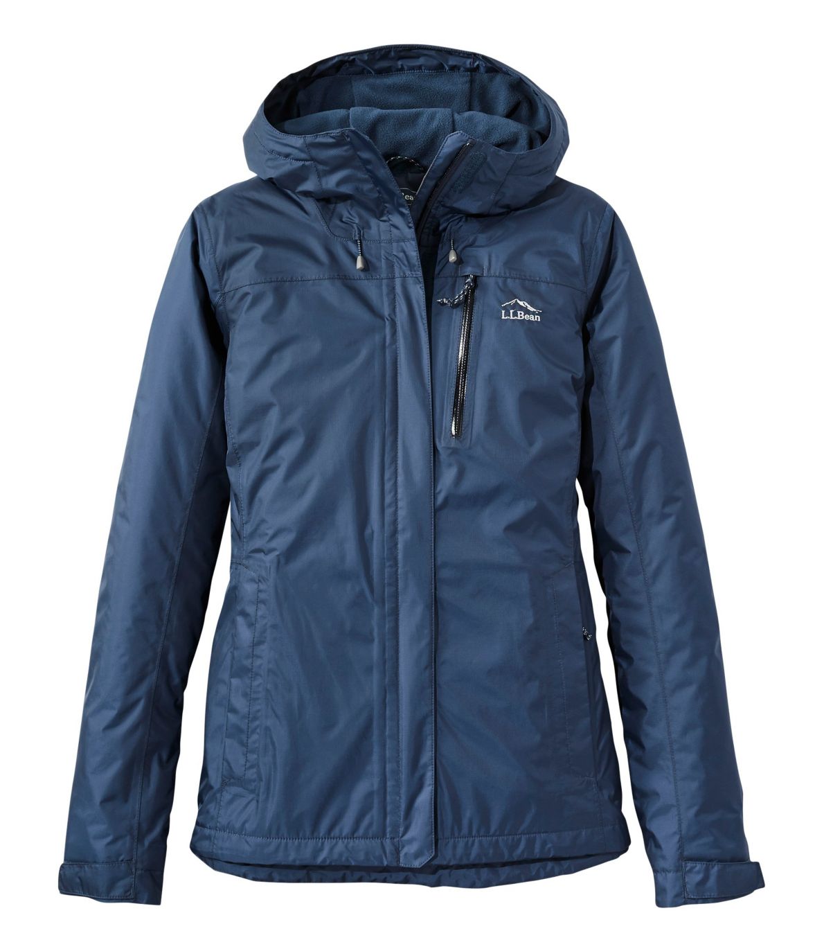 Women's Trail Model Rain Jacket, Fleece-Lined