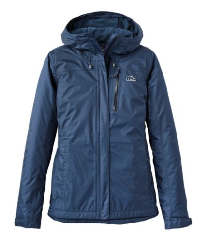 Ladies fleece 2024 lined rain jacket