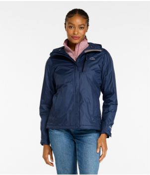 Women's Trail Model Rain Jacket, Fleece-Lined
