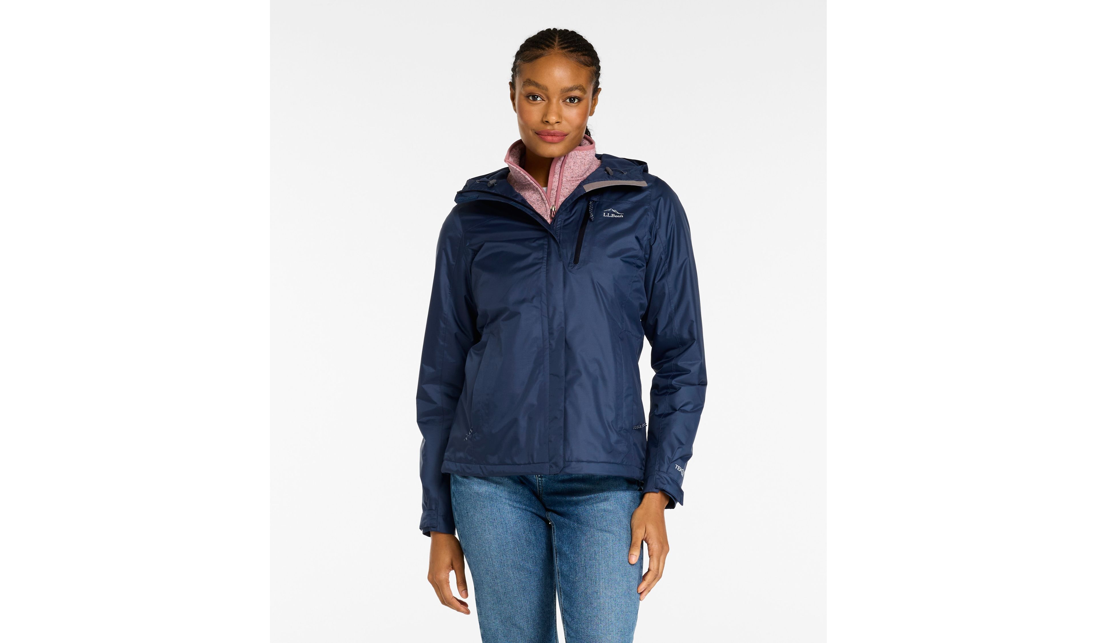 Women's Trail Model Rain Jacket, Fleece-Lined