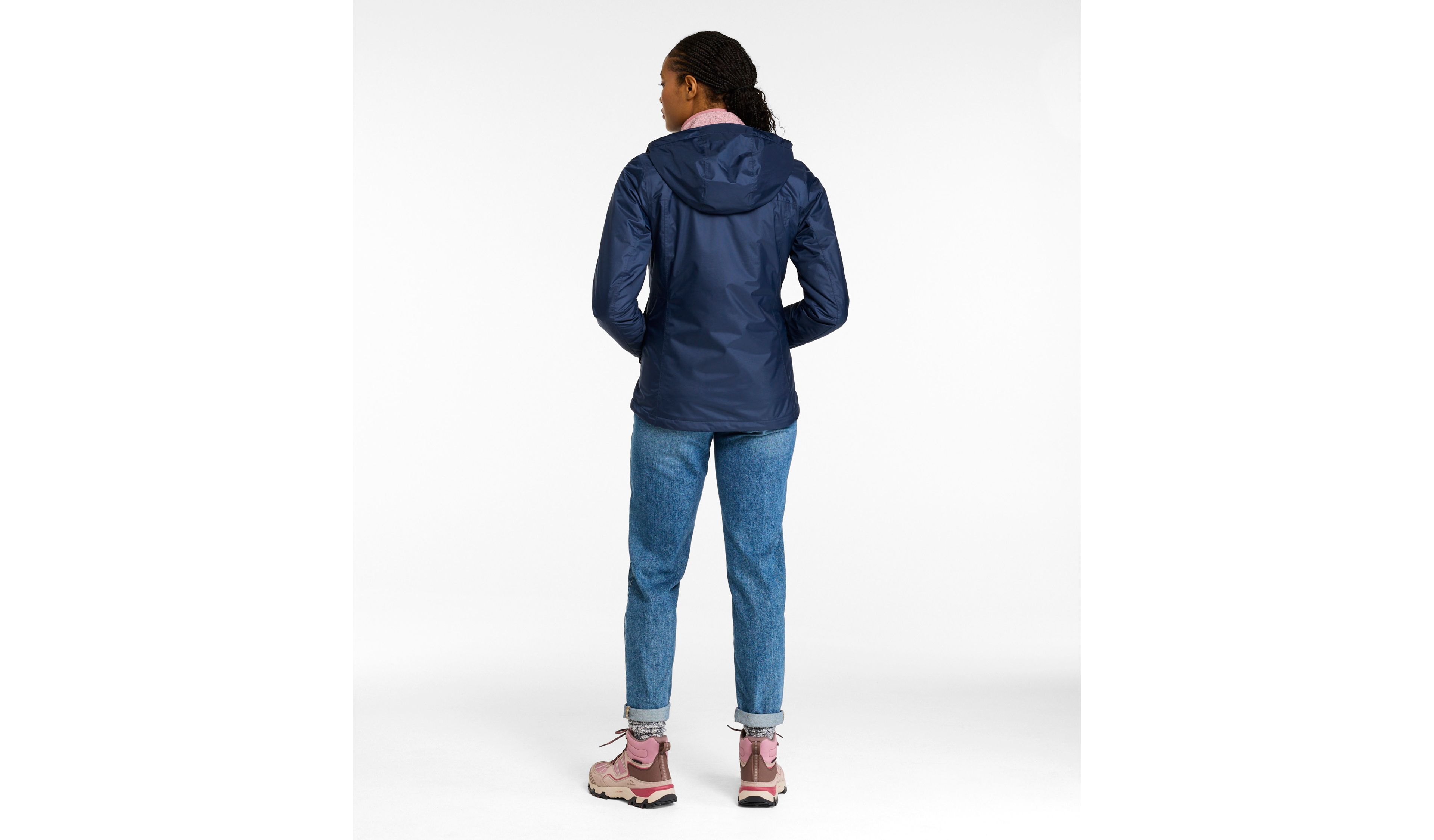 Women's Trail Model Rain Jacket, Fleece-Lined