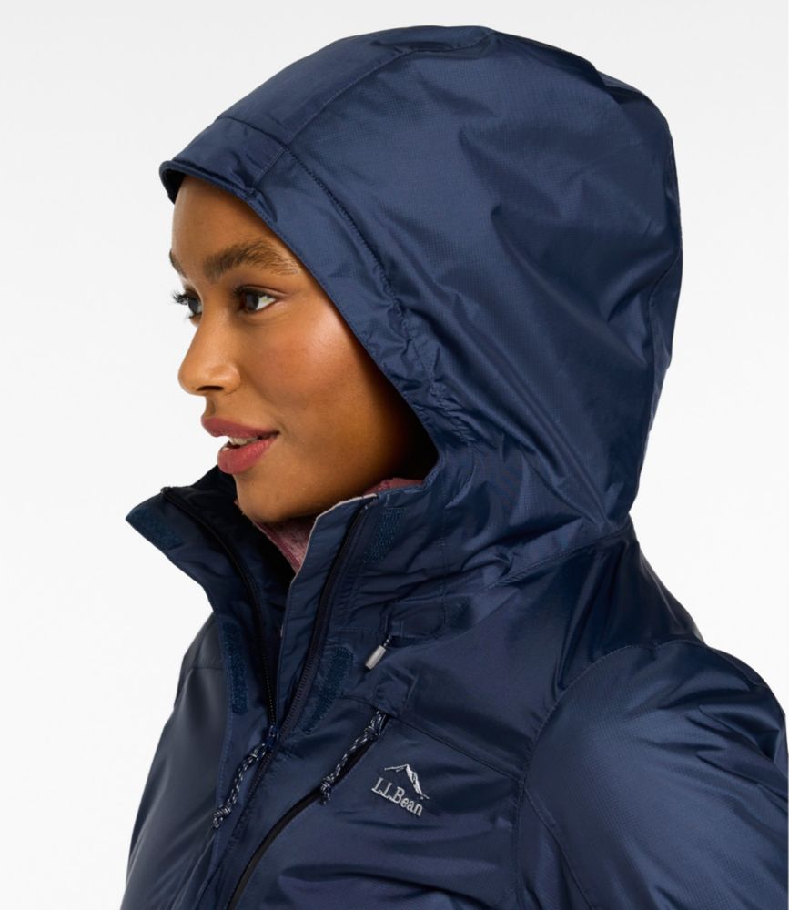 Women's Trail Model Rain Jacket, Fleece-Lined