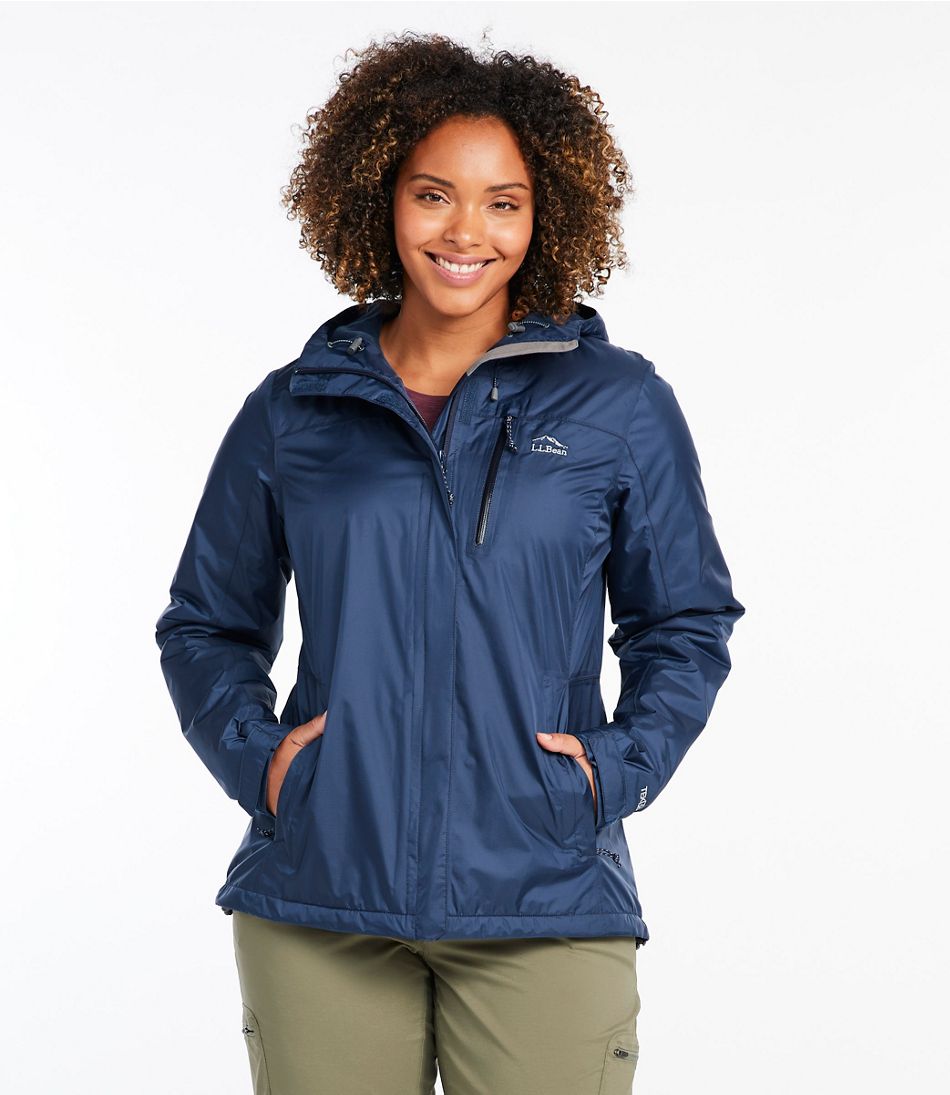 Women's Trail Model Rain Jacket, Fleece-Lined | Women's at L.L.Bean
