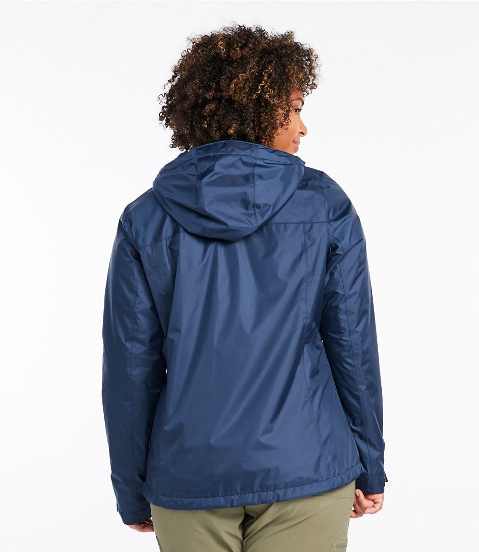 Women's Trail Model Rain Jacket, Fleece-Lined | Women's at L.L.Bean