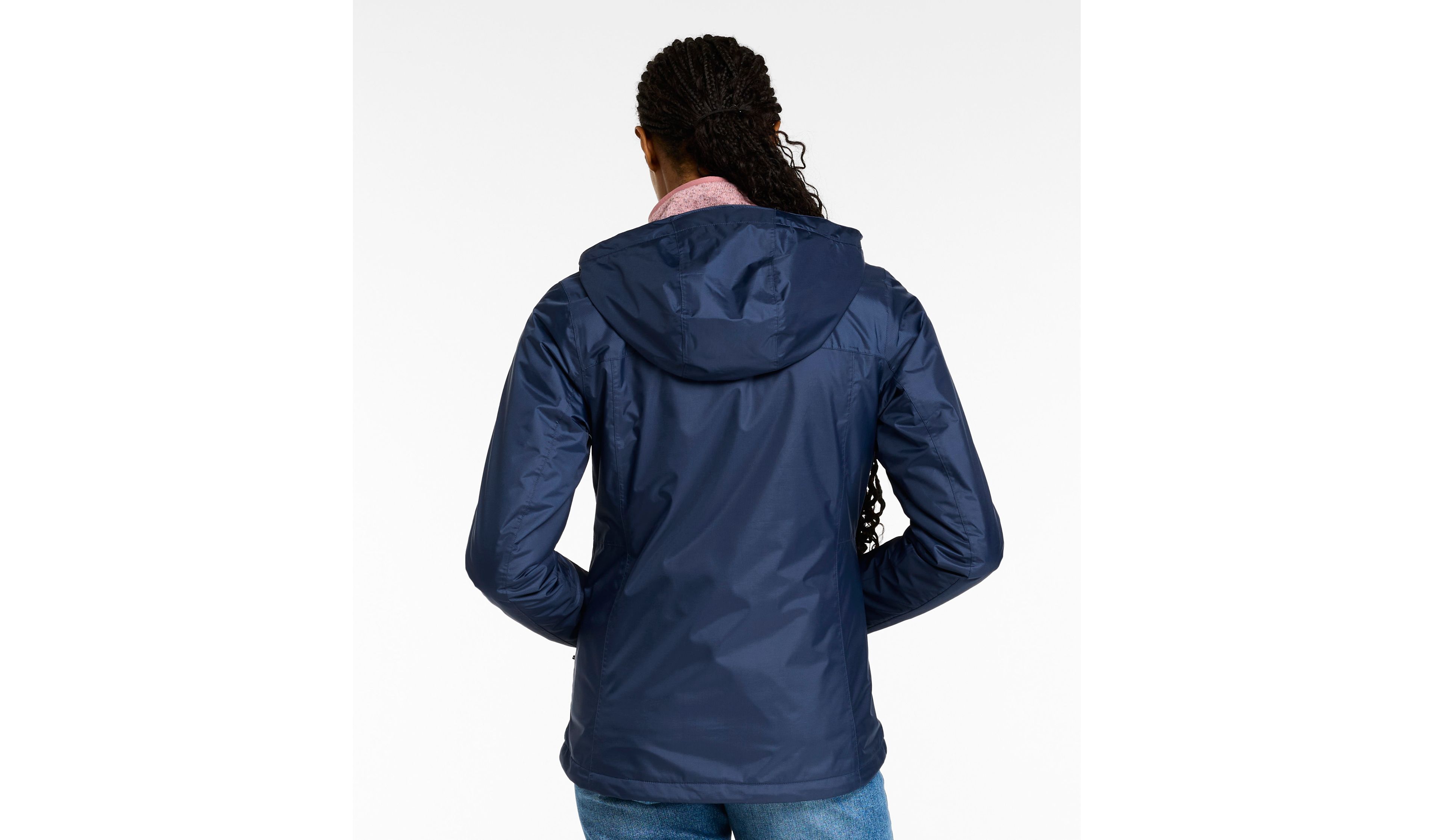 Women's Trail Model Rain Jacket, Fleece-Lined