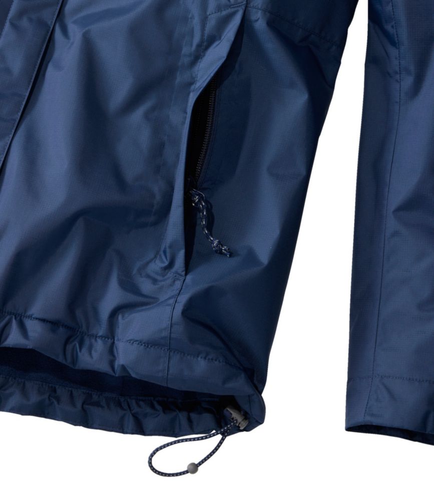 Women's Trail Model Rain Jacket, Fleece-Lined, Clover, small image number 8