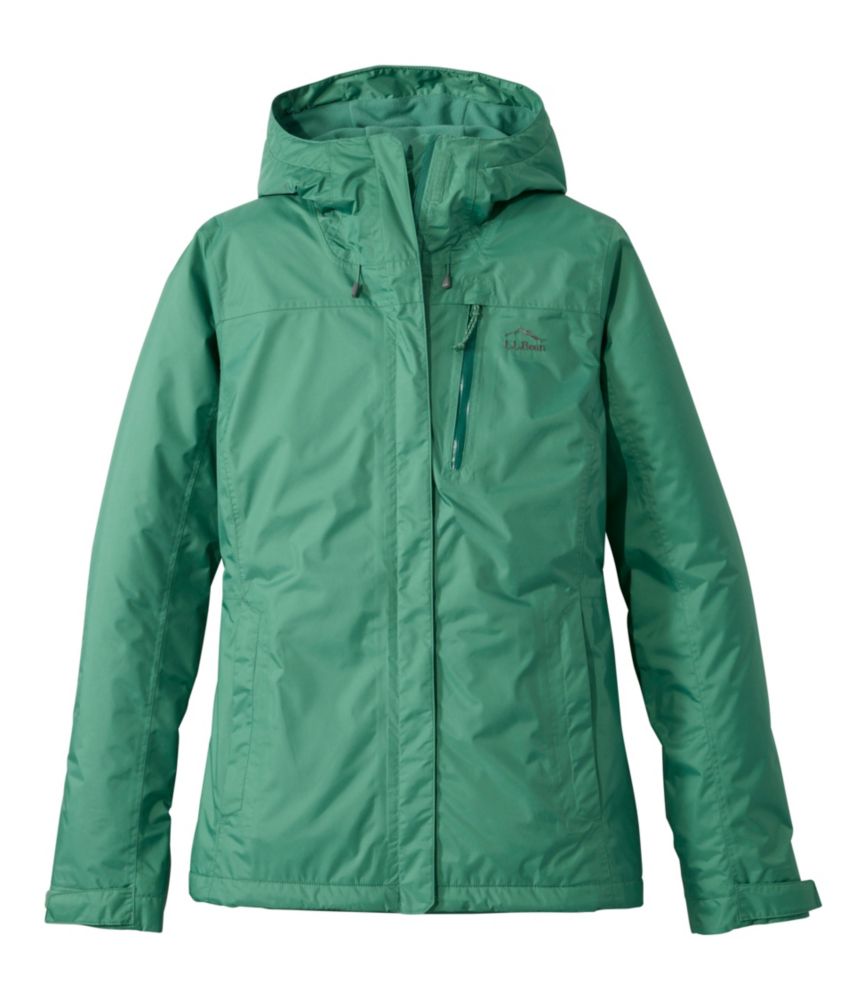 Women's Trail Model Rain Jacket, Fleece-Lined