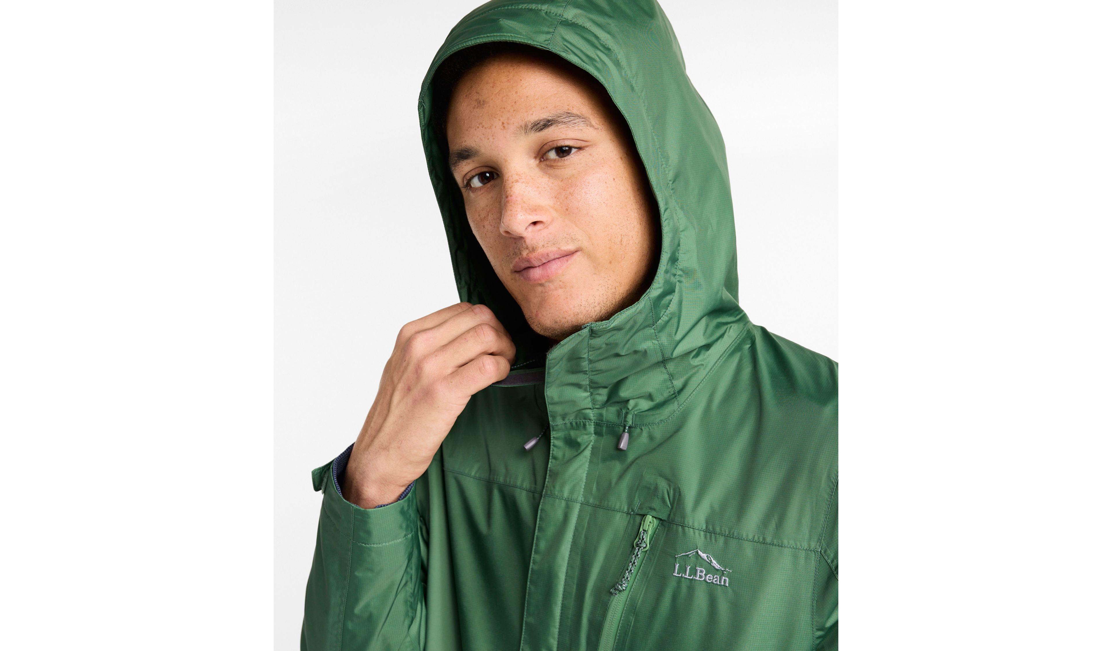 Men's Trail Model Rain Jacket, Fleece-Lined