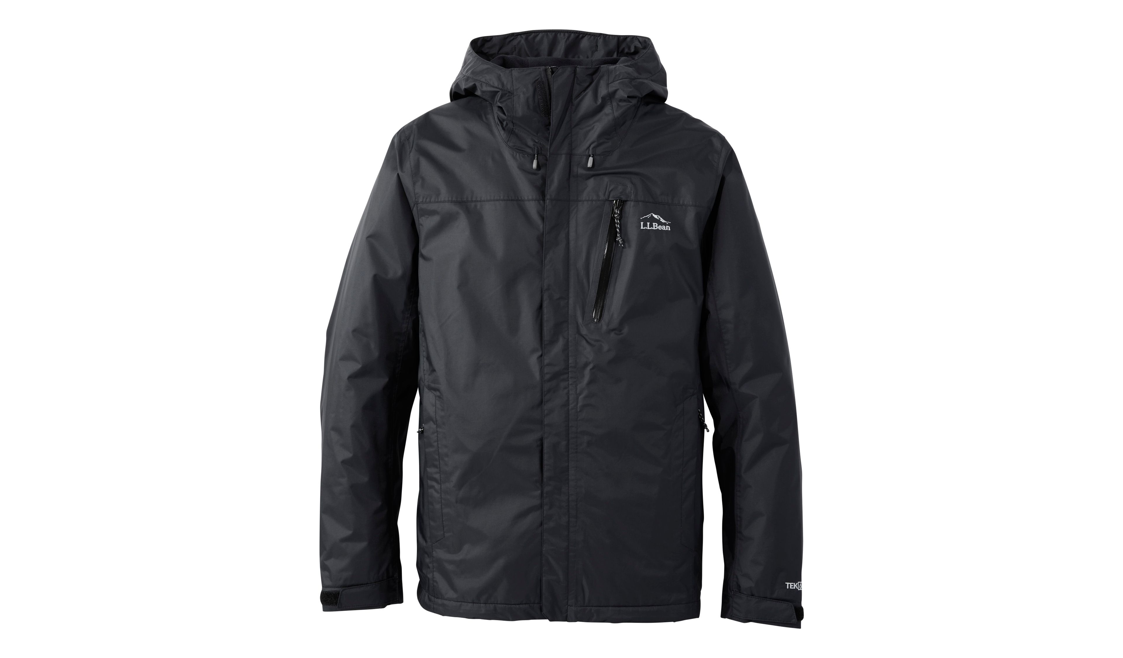 Men's Trail Model Rain Jacket, Fleece-Lined