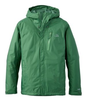 Men's Trail Model Rain Jacket, Fleece-Lined
