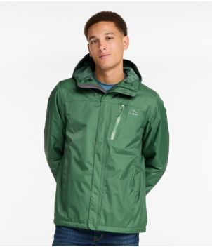 Men's Trail Model Rain Jacket, Fleece-Lined