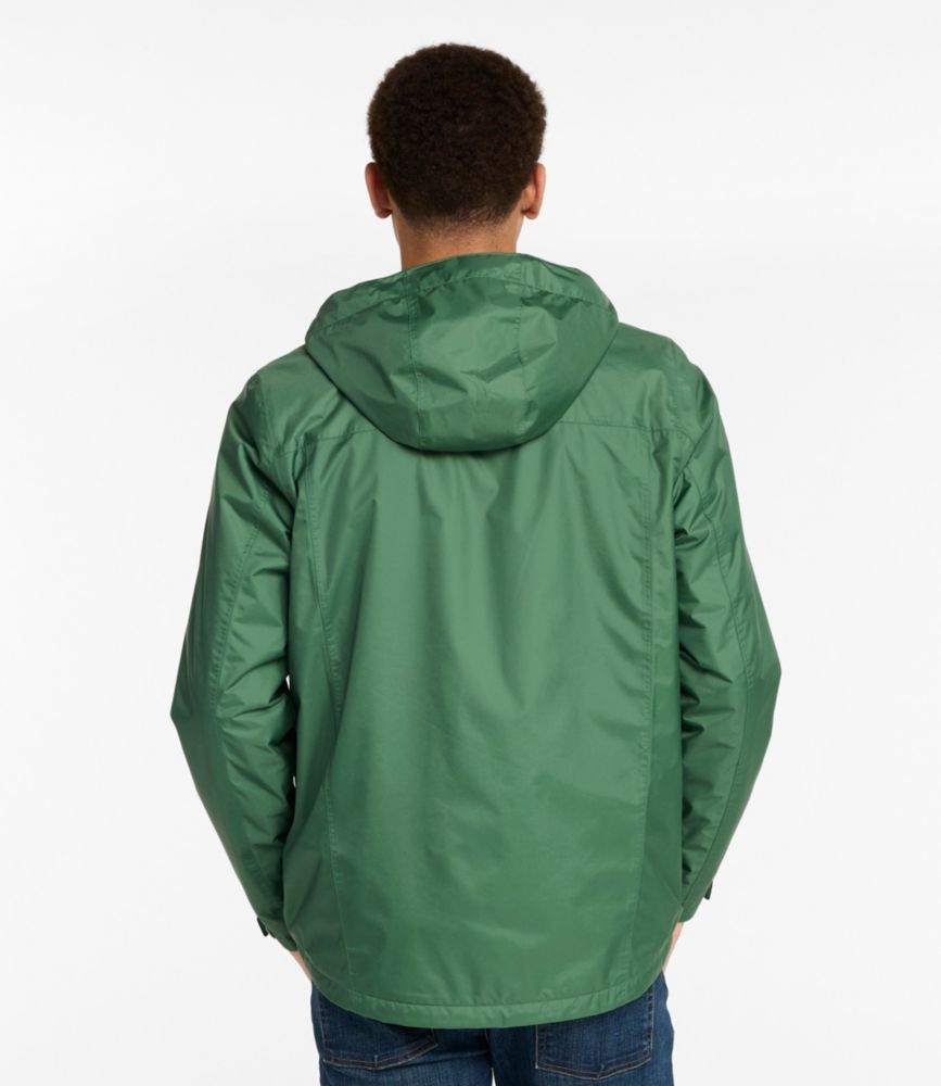 Men's Trail Model Rain Jacket, Fleece-Lined