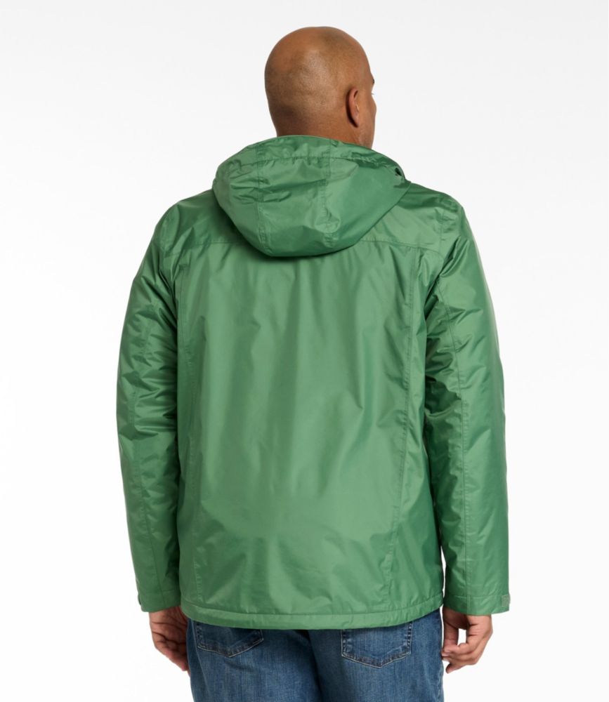Men's Trail Model Rain Jacket, Fleece-Lined