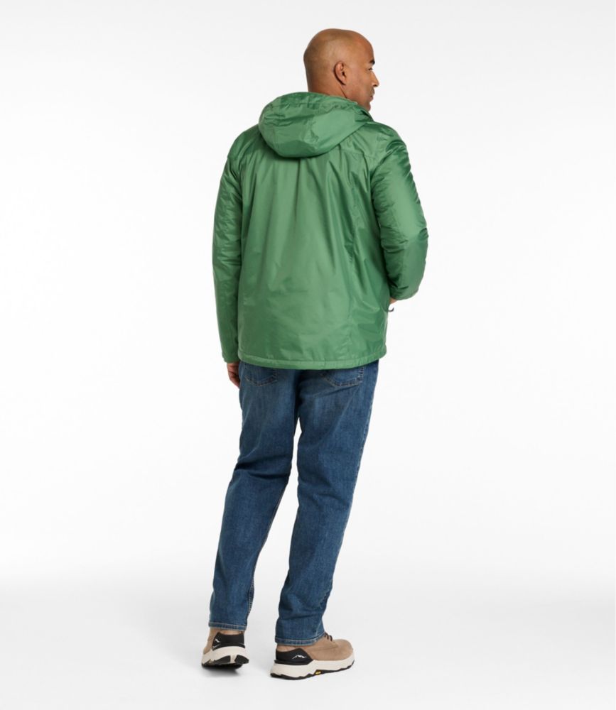 Men's Trail Model Rain Jacket, Fleece-Lined