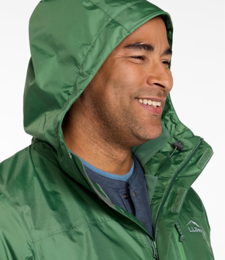 Men's Trail Model Rain Jacket, Fleece-Lined