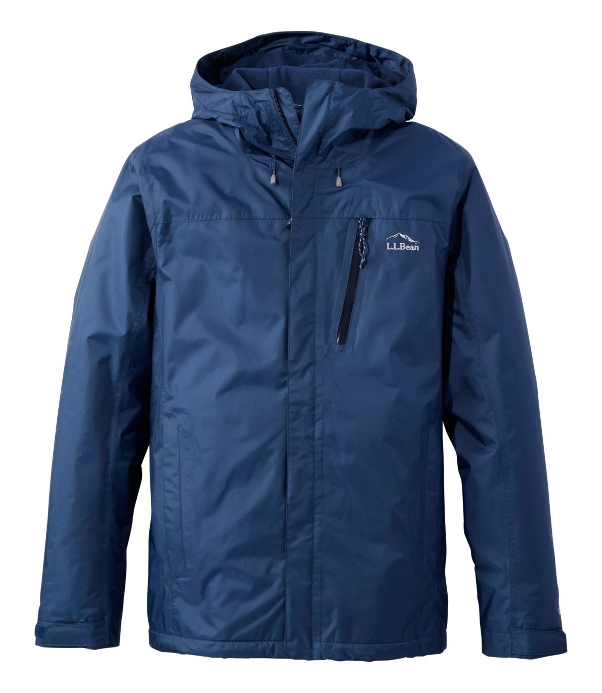 Men's Trail Model Rain Jacket, FleeceLined at L.L. Bean