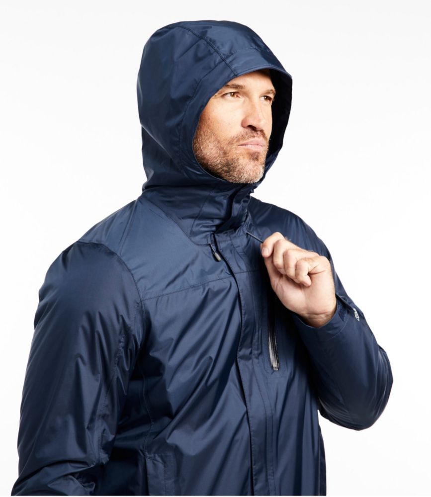 Men's Trail Model Rain Jacket, Fleece-Lined