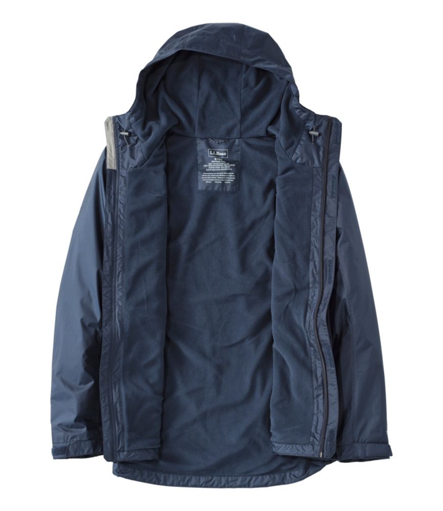 Men's Trail Model Rain Jacket, Fleece-Lined
