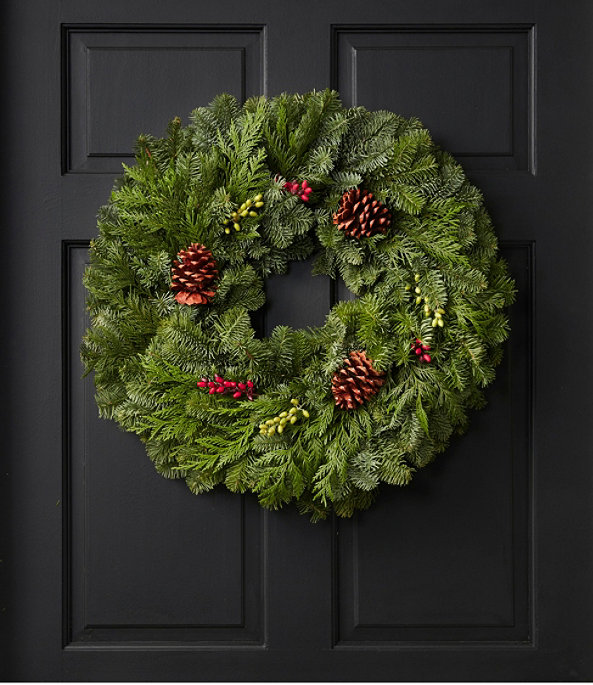 Woodland Berry Wreath 24", , large image number 1