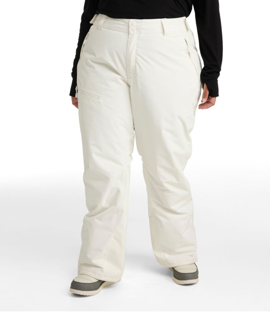 Women's Wildcat Waterproof Insulated Snow Pants, Bone, small image number 2