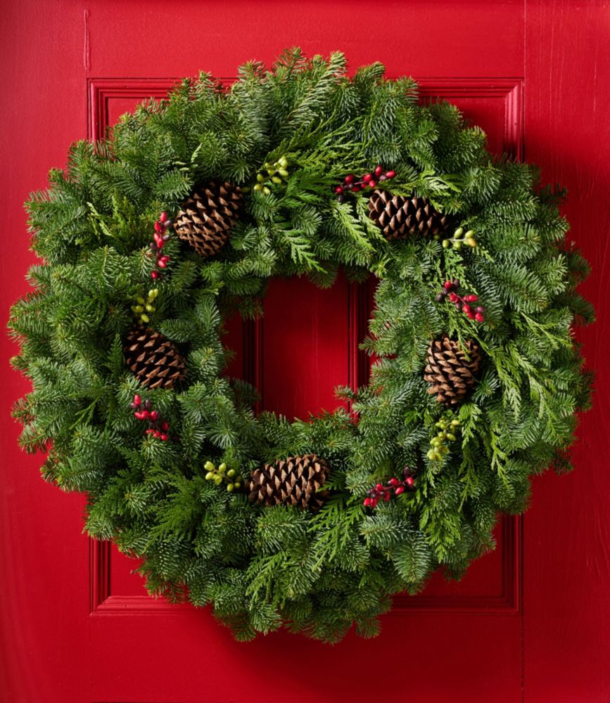 Woodland Berry Wreath, 30"