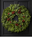 Woodland Berry Wreath 30", One Color, small image number 1