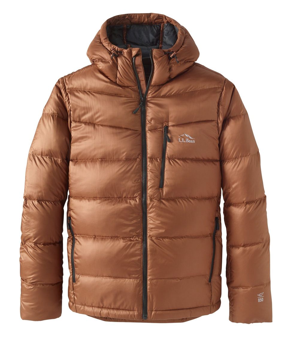 Men's Ultralight 850 Down Big Baffle Hooded Puffer Jacket at L.L. Bean