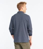 LINSI - Striped Long-Sleeve Polo Shirt