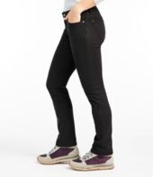 Women's L.L.Bean Performance Stretch Jeans, Low-Rise Slim-Leg Fleece-Lined  Colors