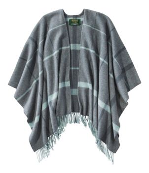 Women's L.L.Bean Poncho Scarf, Plaid