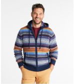 Men's L.L.Bean Classic Ragg Wool Sweater, Zip Hoodie, Stripe