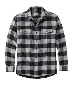 Men's Organic Flannel Shirt, Slightly Fitted