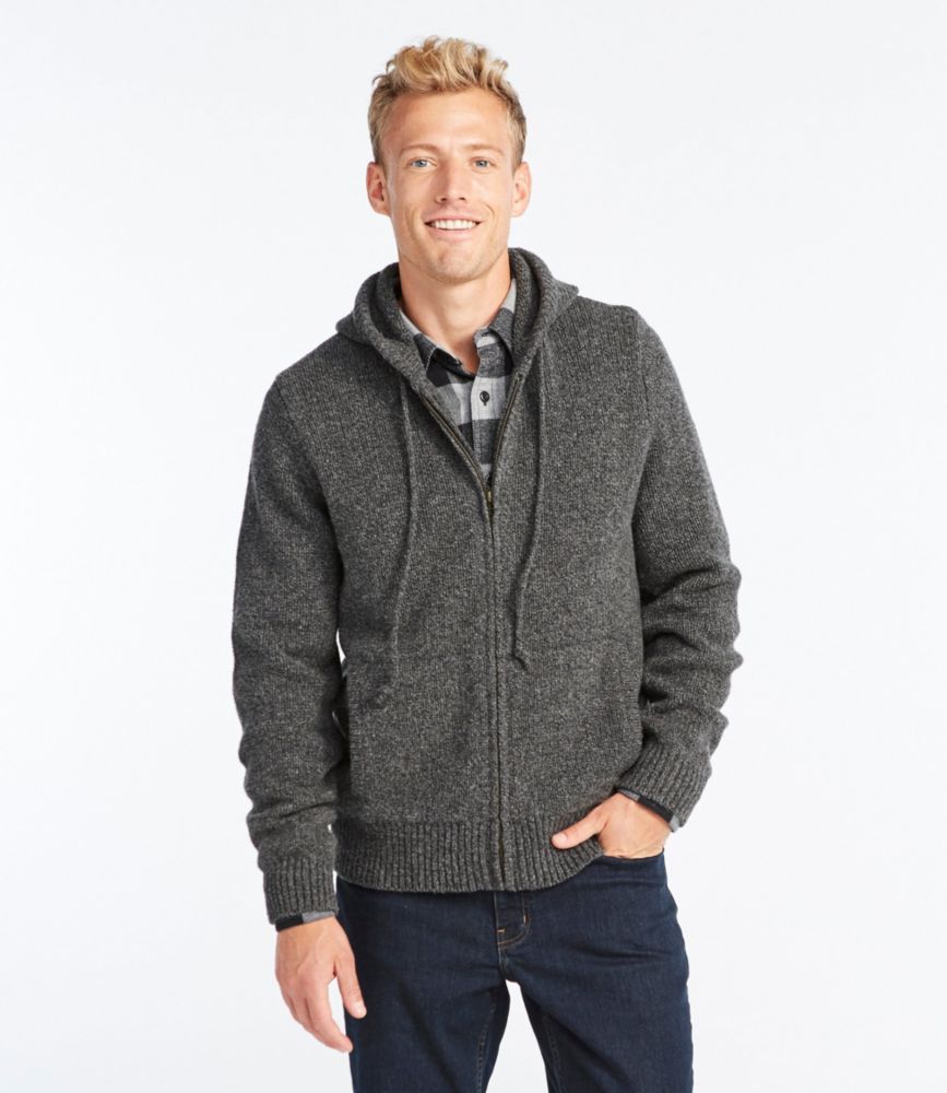 wool hooded sweatshirt