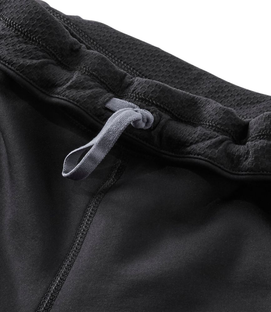 Women's PrimaLoft ThermaStretch Fleece Pants, Mid-Rise Straight-Leg, Black, small image number 4