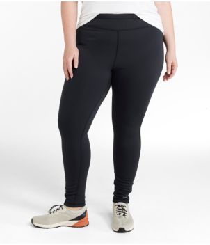 Women's PrimaLoft ThermaStretch Fleece Tights, Mid-Rise