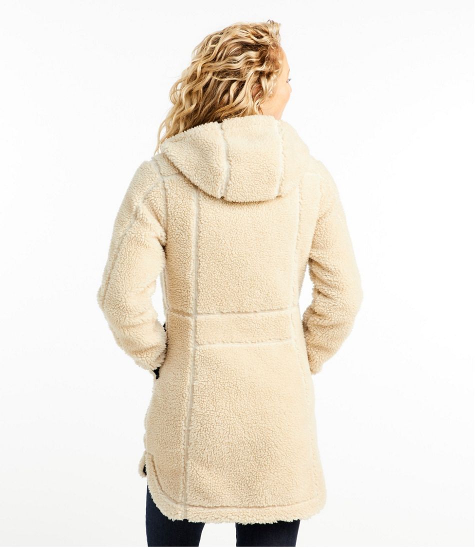 LL Bean Women's Mountain Pile Fleece Coat size 1X