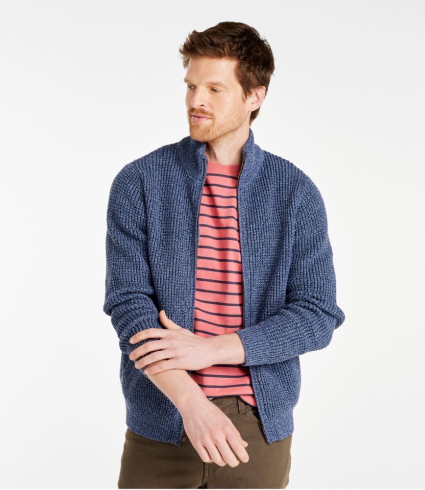 ll bean full zip sweater