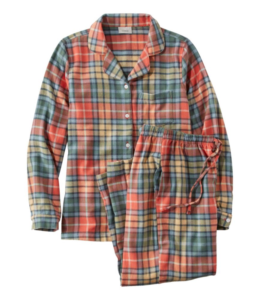 Women's Scotch Plaid Flannel Pajamas