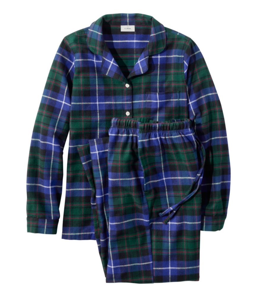 Women's Scotch Plaid Flannel Pajamas