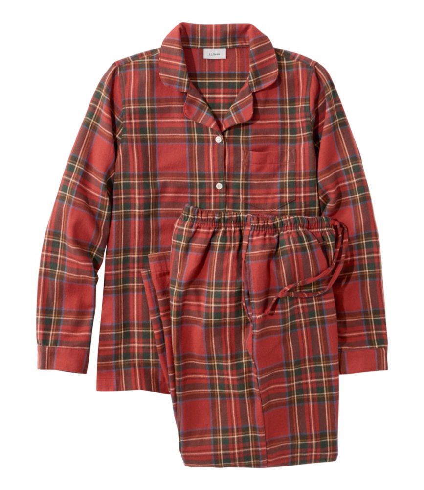 Women's Scotch Plaid Flannel Pajamas