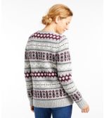 Women's Bean's Classic Ragg Wool Sweater, Crewneck Vintage Fair Isle